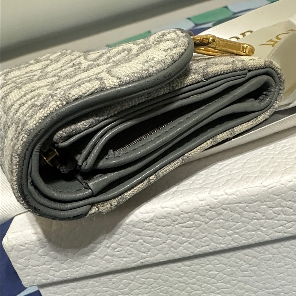 Dior Saddle Compact Tri-Fold Wallet - Picture 5 of 15
